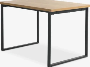 AABENRAATable AABENRAA 80x120 coloris chêne chaud/noir-JYSK Discount