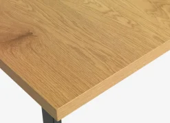 AABENRAATable AABENRAA 80x120 coloris chêne chaud/noir-JYSK Discount