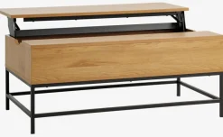 AABENRAATable basse AABENRAA L110 plateau relevable coloris chêne-JYSK Clearance