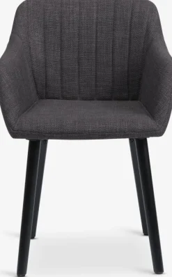 ADSLEVChaise ADSLEV tissu /noir-JYSK Online