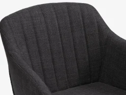 ADSLEVChaise ADSLEV tissu /noir-JYSK Online
