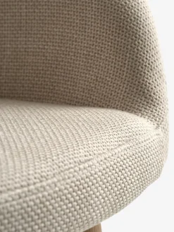 ADSLEVChaise de bar ADSLEV tissu beige/coloris chêne naturel-JYSK Sale