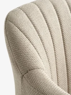 ADSLEVChaise de bar ADSLEV tissu beige/coloris chêne naturel-JYSK Sale