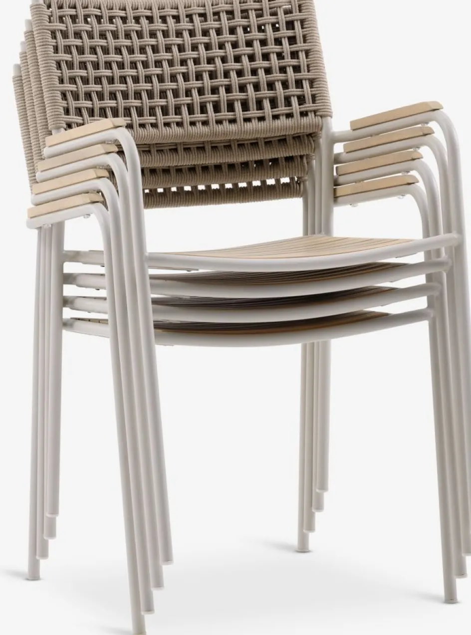 AJSTRUPChaise empilable AJSTRUP beige-JYSK Best
