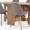 ALLING + KASTRUPALLING L100/163 table coloris chêne +4 KASTRUP chaises sable-JYSK Sale
