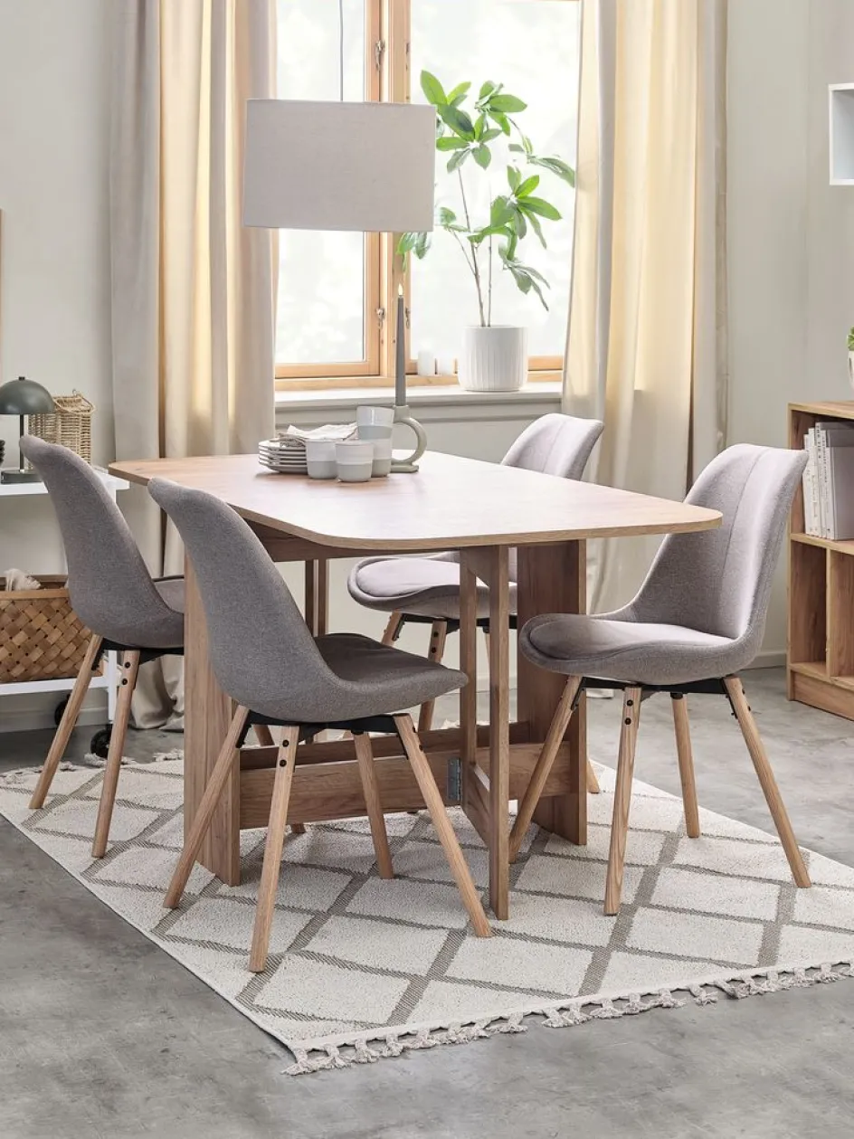 ALLINGTable ALLING 80x100/163 coloris chêne chaud-JYSK Clearance