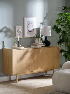 ALSTEDBuffet ALSTED 3 portes coloris chêne naturel-JYSK New