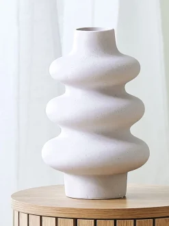 ALVISVase ALVIS Ø20xH30cm blanc-JYSK New