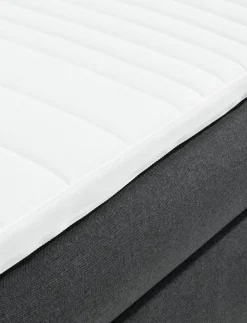 ANDELVAGoldLit sommier tapissier 140x200cm ANDELVA Gris-41 Très ferme-DREAMZONE Outlet