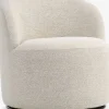 ANDRUPFauteuil lounge ANDRUP pivotant tissu beige-JYSK Online
