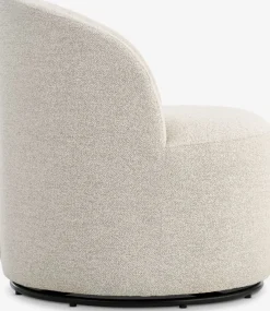 ANDRUPFauteuil lounge ANDRUP pivotant tissu beige-JYSK Online