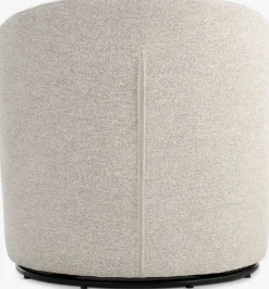 ANDRUPFauteuil lounge ANDRUP pivotant tissu beige-JYSK Online