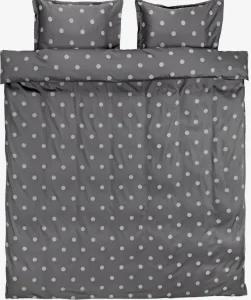 ANEPlusParure de lit Satin ANE 240x220 gris-JYSK Outlet