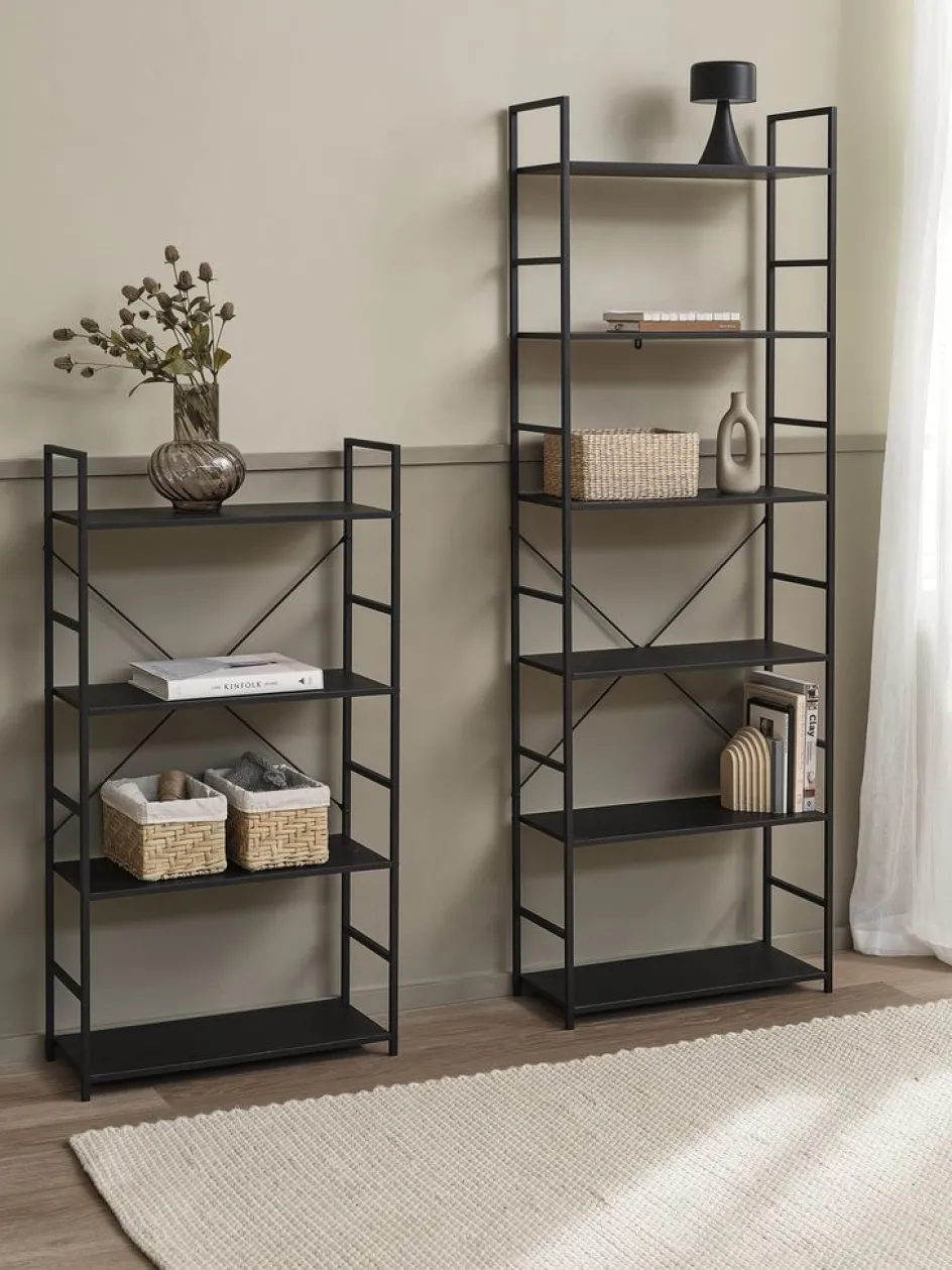 ASTRUPÉtagère ASTRUP 6 tablettes noir-JYSK Clearance