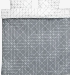 ATLAPlusParure de lit ATLA 240x220 gris-JYSK Sale