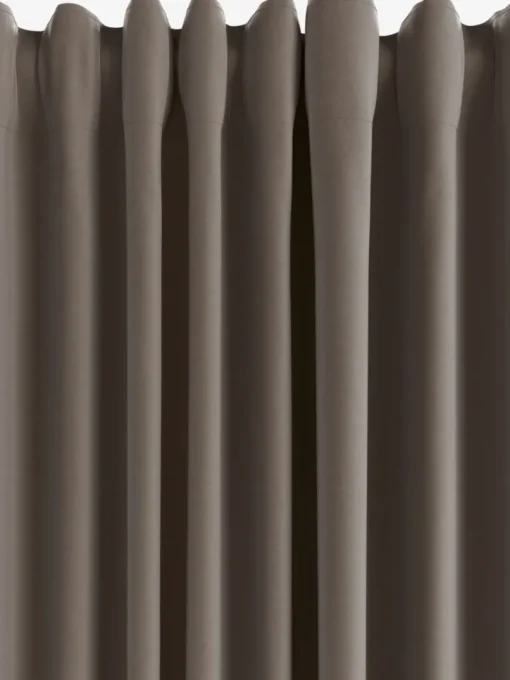 AUSTRARideau AUSTRA 1x140x300 velours brun-JYSK Discount