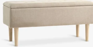 BADSTEDBanc BADSTED a/rangement tissu /coloris chêne-JYSK Best