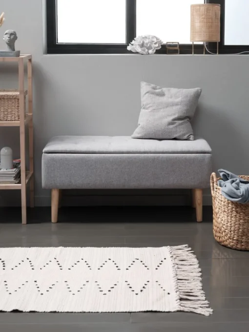 BADSTEDBanc BADSTED a/rangement tissu /coloris chêne-JYSK Discount