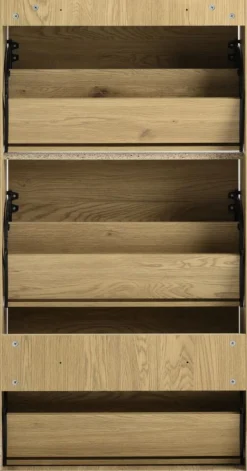 BAKHUSEMeuble à chaussures BAKHUSE 3 compartiments coloris chêne-JYSK Clearance