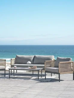 BAMLEEnsemble lounge BAMLE 4,5 personnes séchage rapide gris-JUTLANDIA Sale