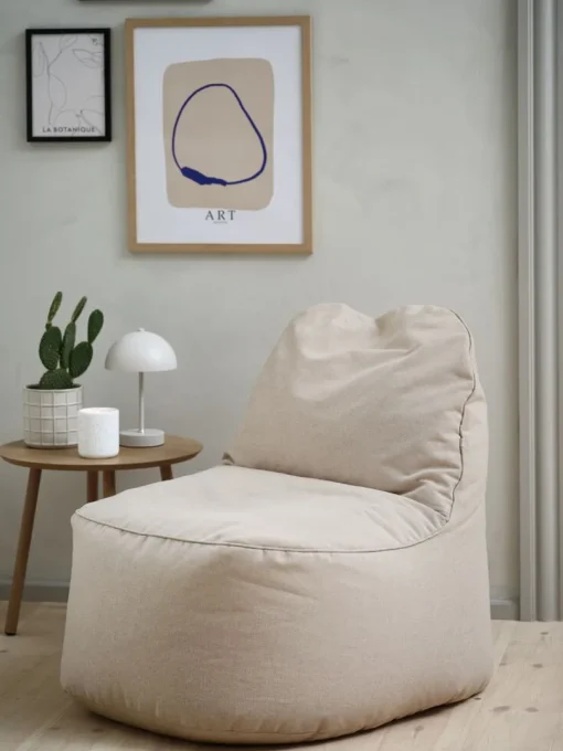 BANDHOLMPouf poire BANDHOLM 75x100x90 tissu beige-JYSK New