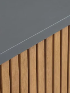 BEDERCoffre à coussins BEDER l133xH61xP54 bois eucalyptus-JUTLANDIA