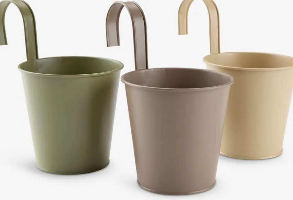 BILLEJardinière de balcon BILLE Ø12xH19 assorti-JYSK Hot