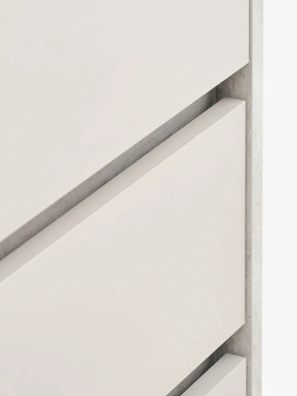 BILLUNDArmoire BILLUND 80x193 2 portes 2 tir. colo. travertin/beige-JYSK Discount