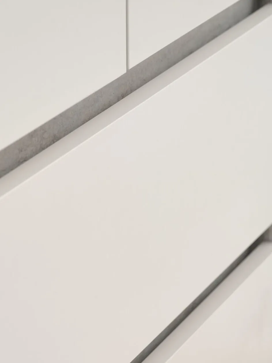 BILLUNDArmoire BILLUND 80x193 2 portes 2 tir. colo. travertin/beige-JYSK Discount