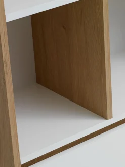 BILLUNDBibliothèque BILLUND 1 tiroir coloris chêne naturel/blanc-JYSK Discount