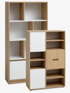 BILLUNDBibliothèque BILLUND 1 tiroir coloris chêne naturel/blanc-JYSK Discount