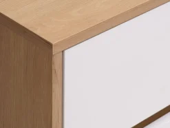 BILLUNDCommode 3+3 tiroirs BILLUND blanc/coloris chêne naturel-JYSK Discount