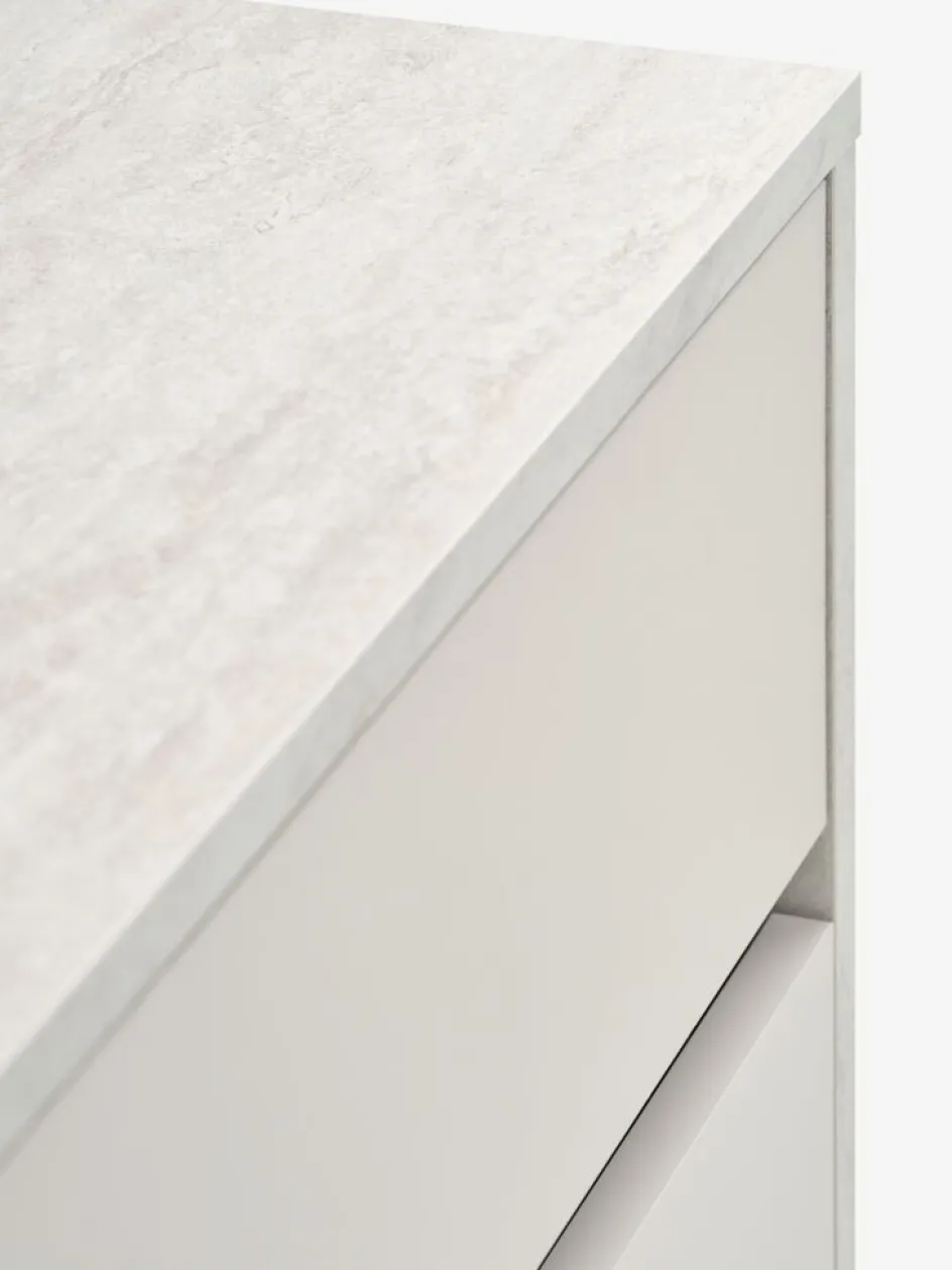 BILLUNDCommode 3+3 tiroirs BILLUND coloris travertin/beige-JYSK Best