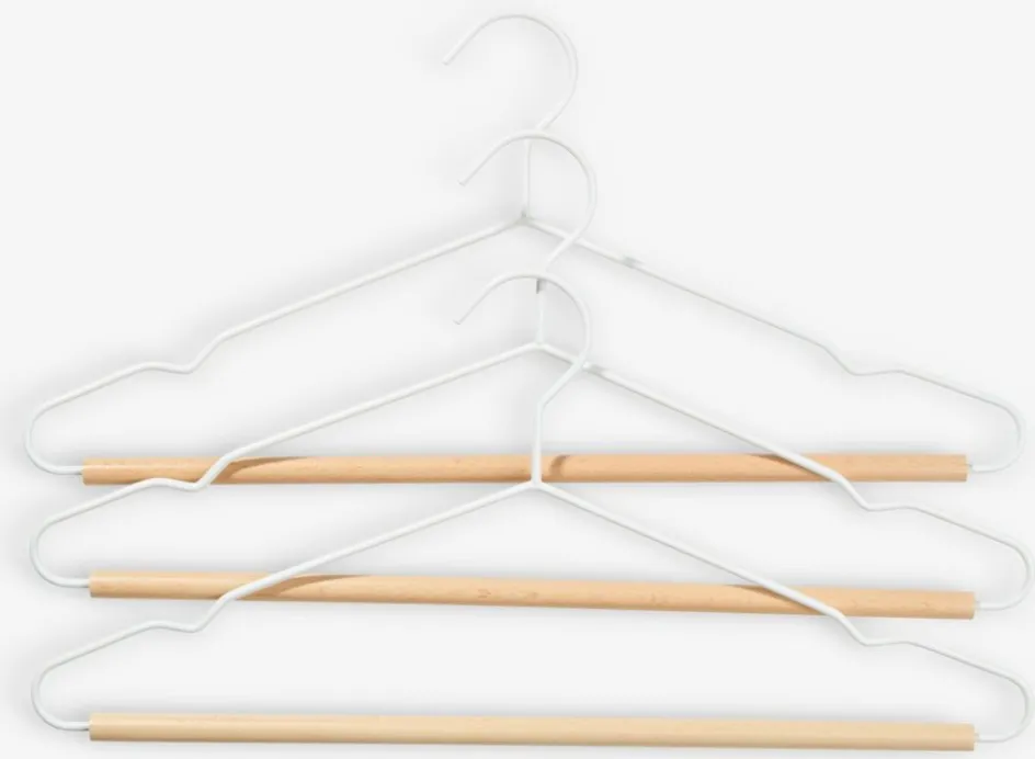 BOCintres BO L42cm 3pcs/pqt blanc-JYSK Discount