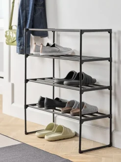 BORNHOLMRange chaussures BORNHOLM 4 tablettes noir-JYSK Sale