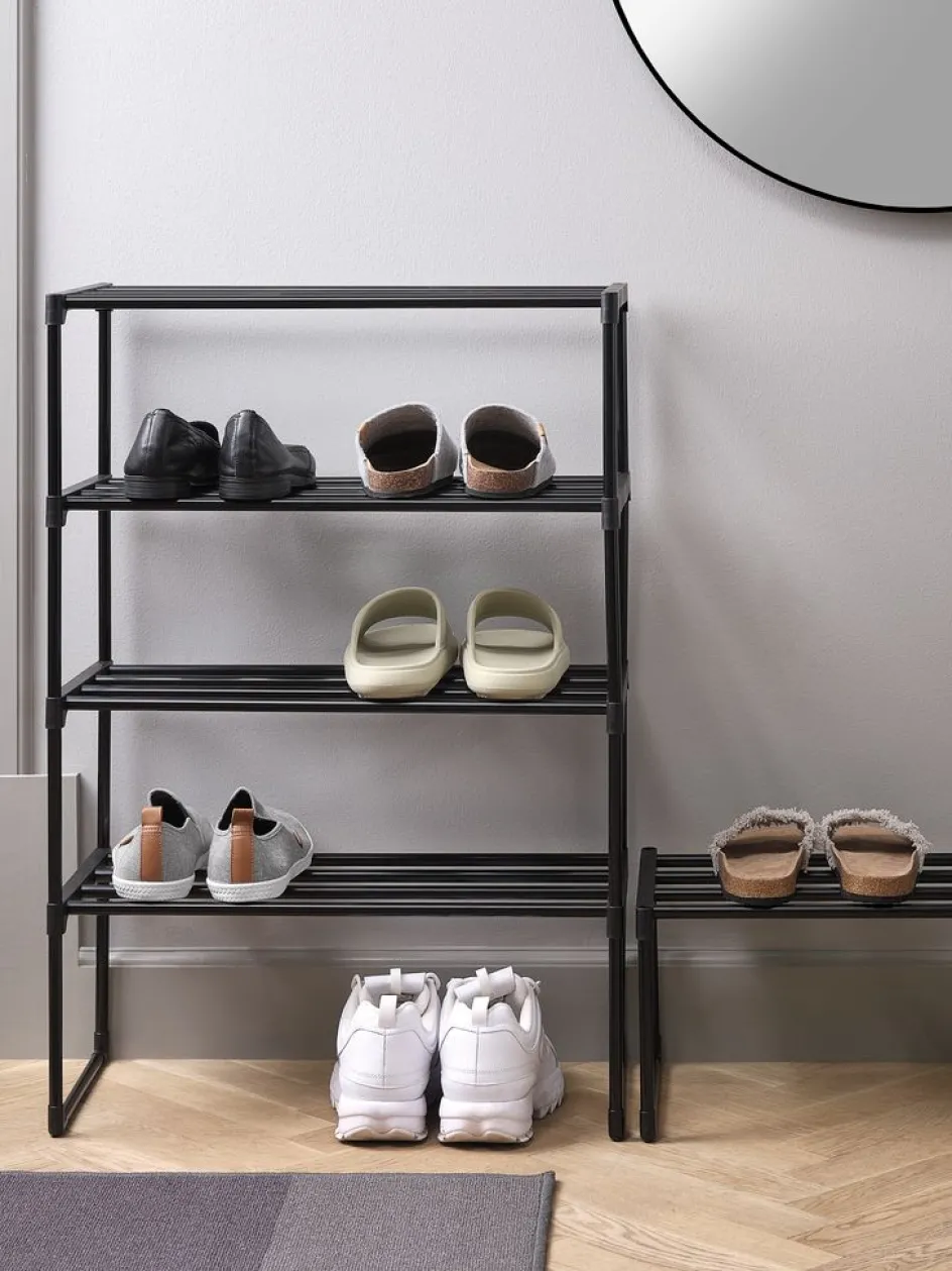 BORNHOLMRange chaussures BORNHOLM 4 tablettes noir-JYSK Sale