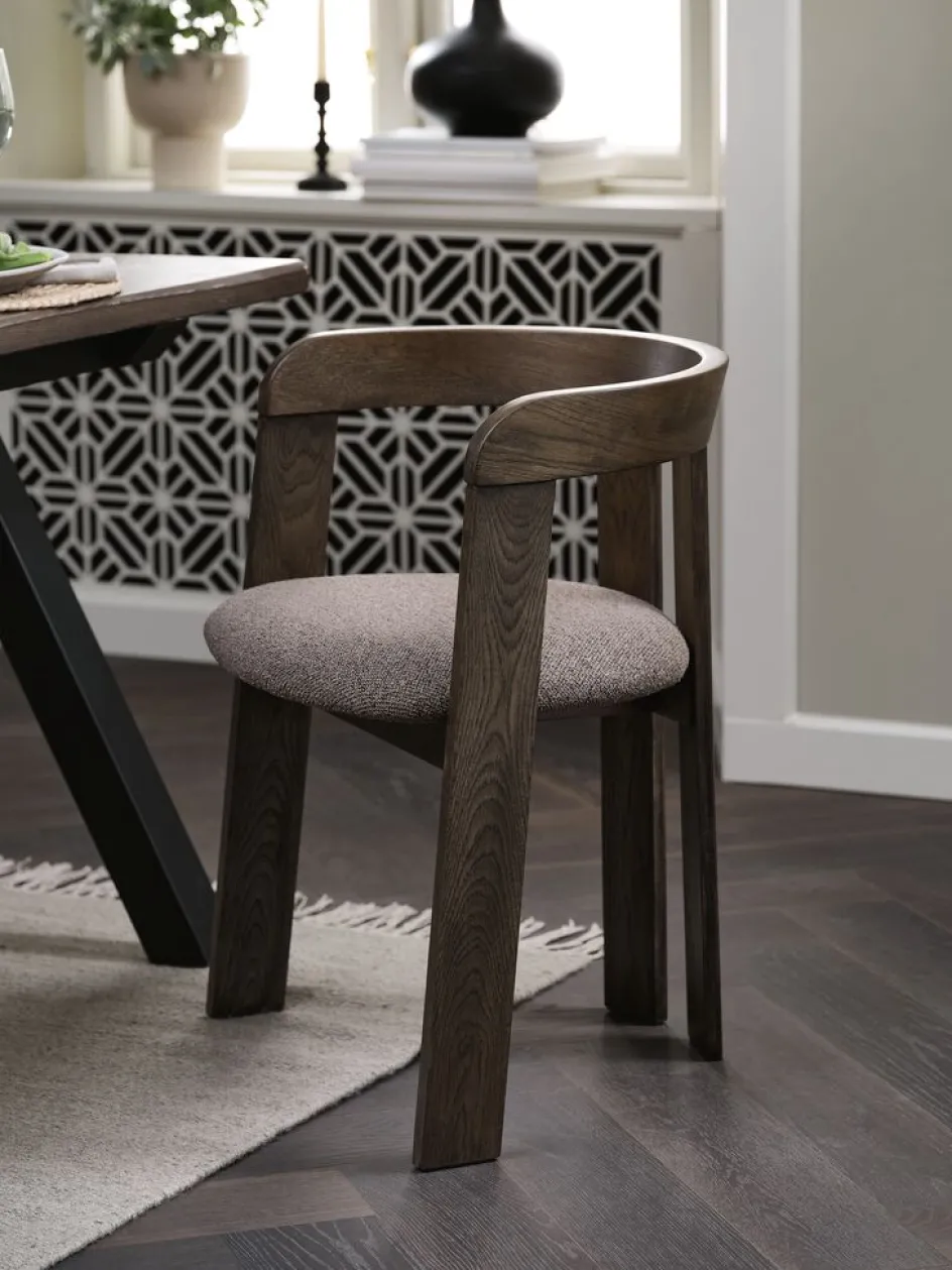 BOVRUPChaise BOVRUP /tissu brun-JYSK Online