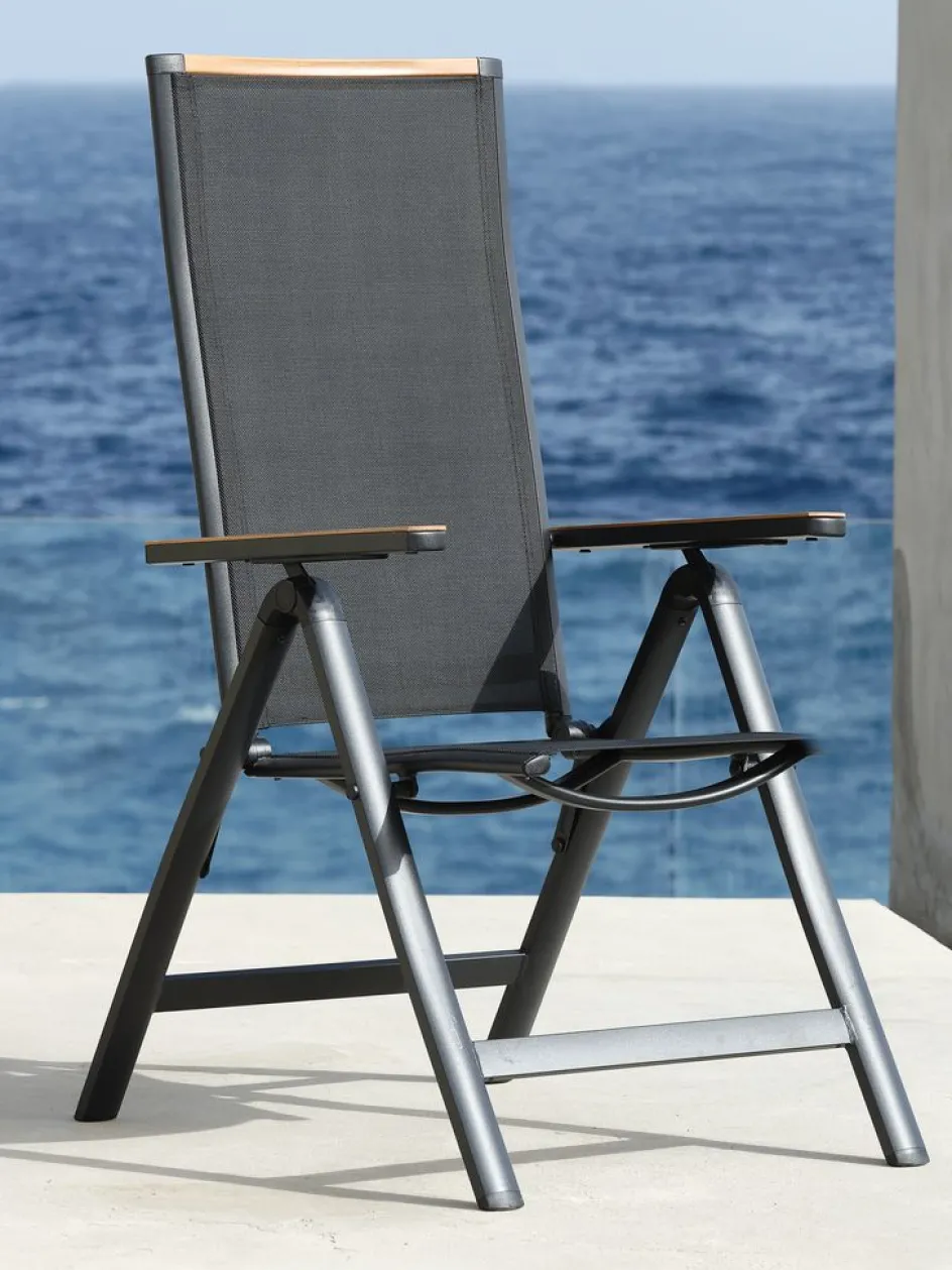 BREDSTENChaise inclinable BREDSTEN noir-JUTLANDIA New