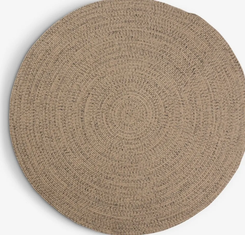 BUESTARRTapis BUESTARR Ø120 naturel/gris-JYSK Best