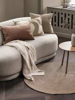 BUESTARRTapis BUESTARR Ø120 naturel/gris-JYSK Best