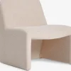 BULLERUPFauteuil lounge BULLERUP tissu teddy blanc cassé-JYSK Outlet