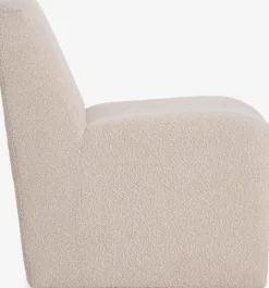 BULLERUPFauteuil lounge BULLERUP tissu teddy blanc cassé-JYSK Outlet