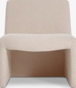 BULLERUPFauteuil lounge BULLERUP tissu teddy blanc cassé-JYSK Outlet