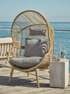 BYNKEFUGLPiédestal BYNKEFUGL l30xL30xH48 coloris travertin-JYSK Discount