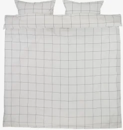 CRISTABasicParure de lit CRISTA 200x220 blanc/noir-JYSK Clearance