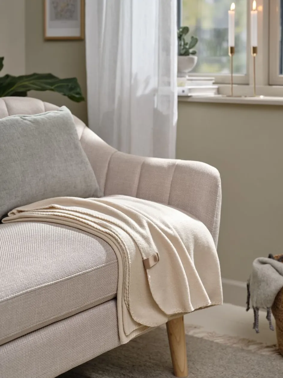 DAGLILJEPlaid polaire DAGLILJE 130x170-JYSK New