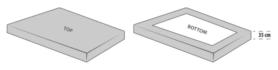 DAGNYPlusDrap-housse DAGNY 140x200x35-JYSK Hot