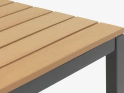 DAGSVAD + ILDERHUSEDAGSVAD L190 table + 4 ILDERHUSE chaises naturel-JYSK New