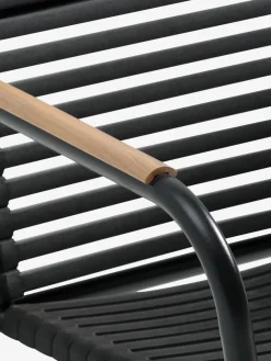 DAGSVAD + NABEDAGSVAD L190 table naturel + 4 NABE chaises noir-JUTLANDIA Hot