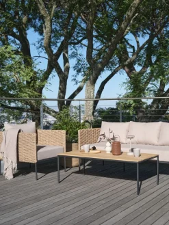 DAMFENNEREnsemble lounge DAMFENNER 5 personnes naturel-JYSK Best